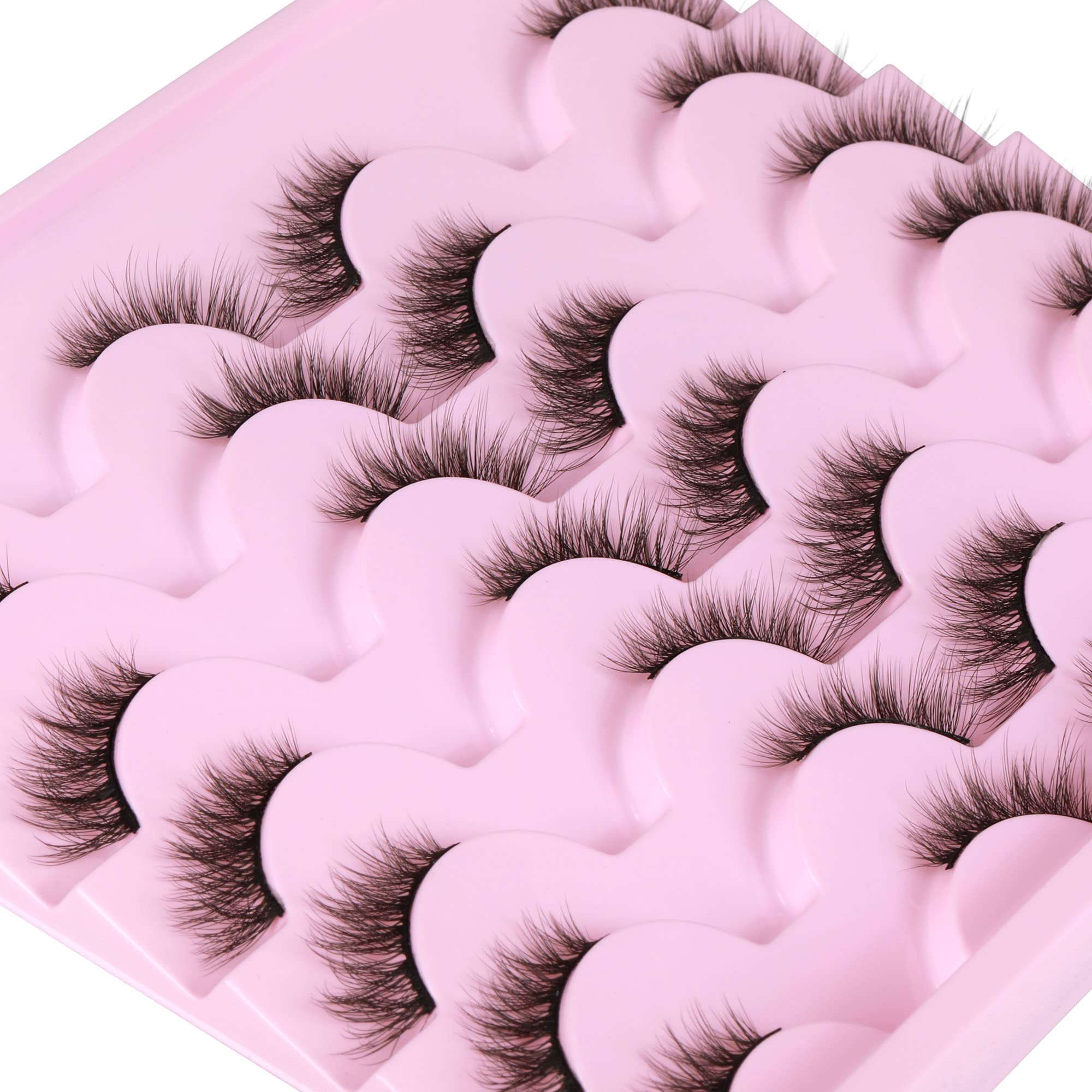 Newcally demi-cils sans colle incluse pour une utilisation personnalisée et sécurisée.