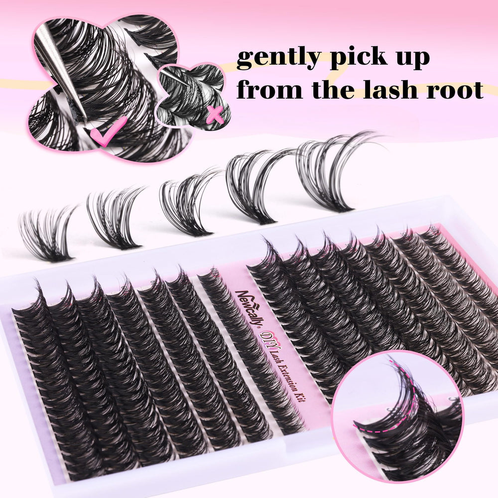 Newcally kit cils vegan-sans-cruaute option éthique et confortable.