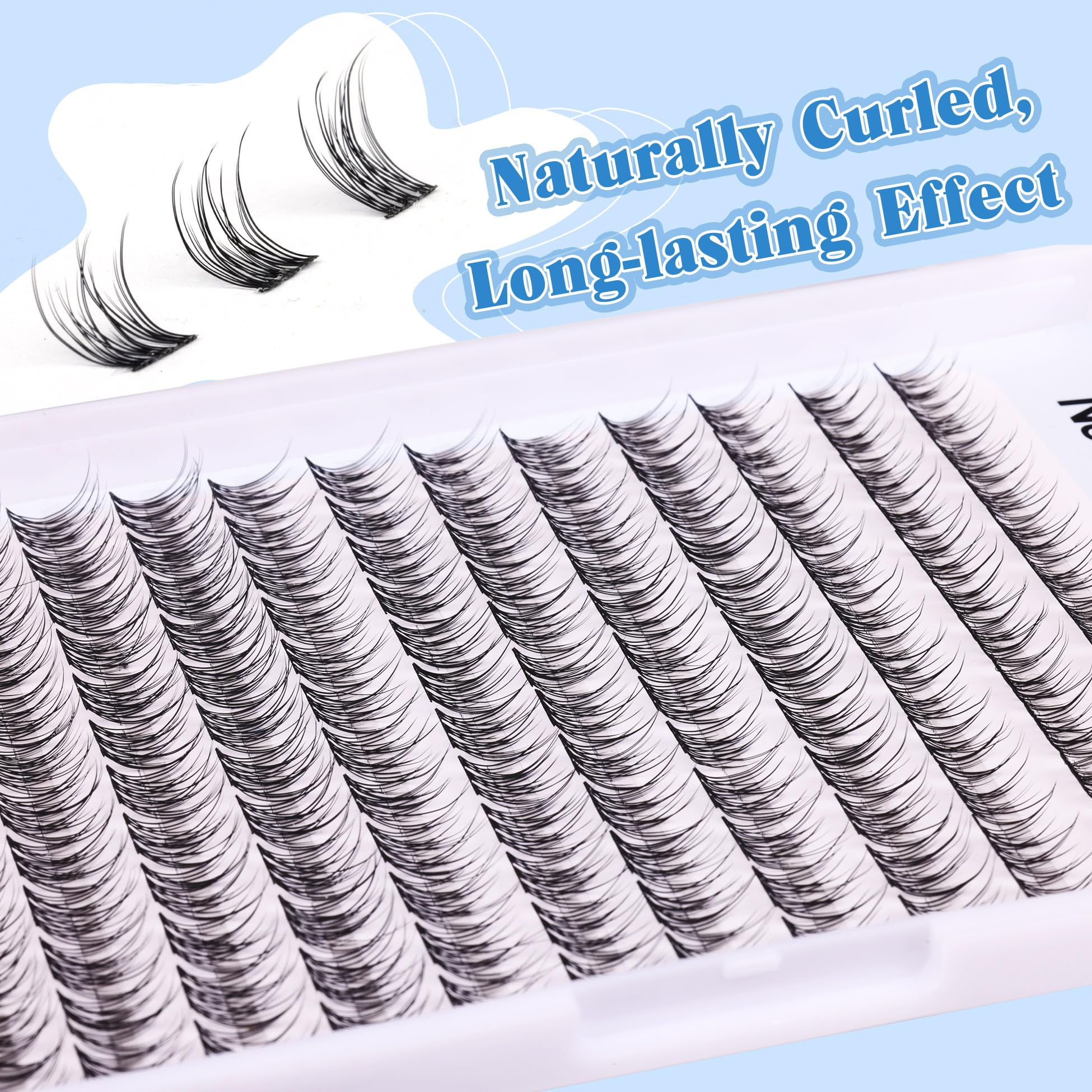 C-curly 9-11 mm Newcally pour un effet wispy élégant.