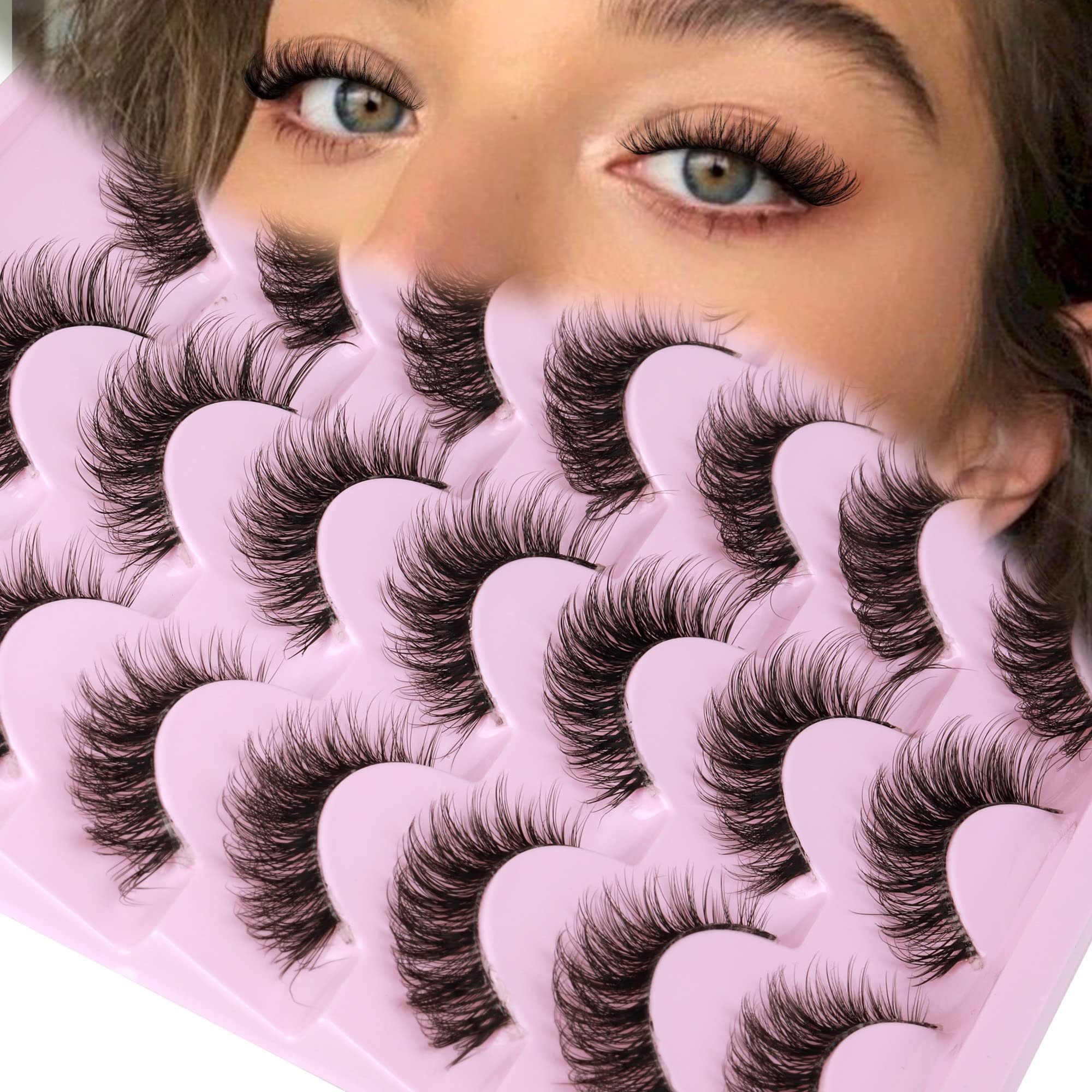 Newcally Lashes Mink – confort quotidien et application légère.