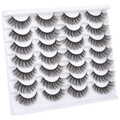 Newcally cils mink naturel, aspect long et fluide pour un maquillage rapide.