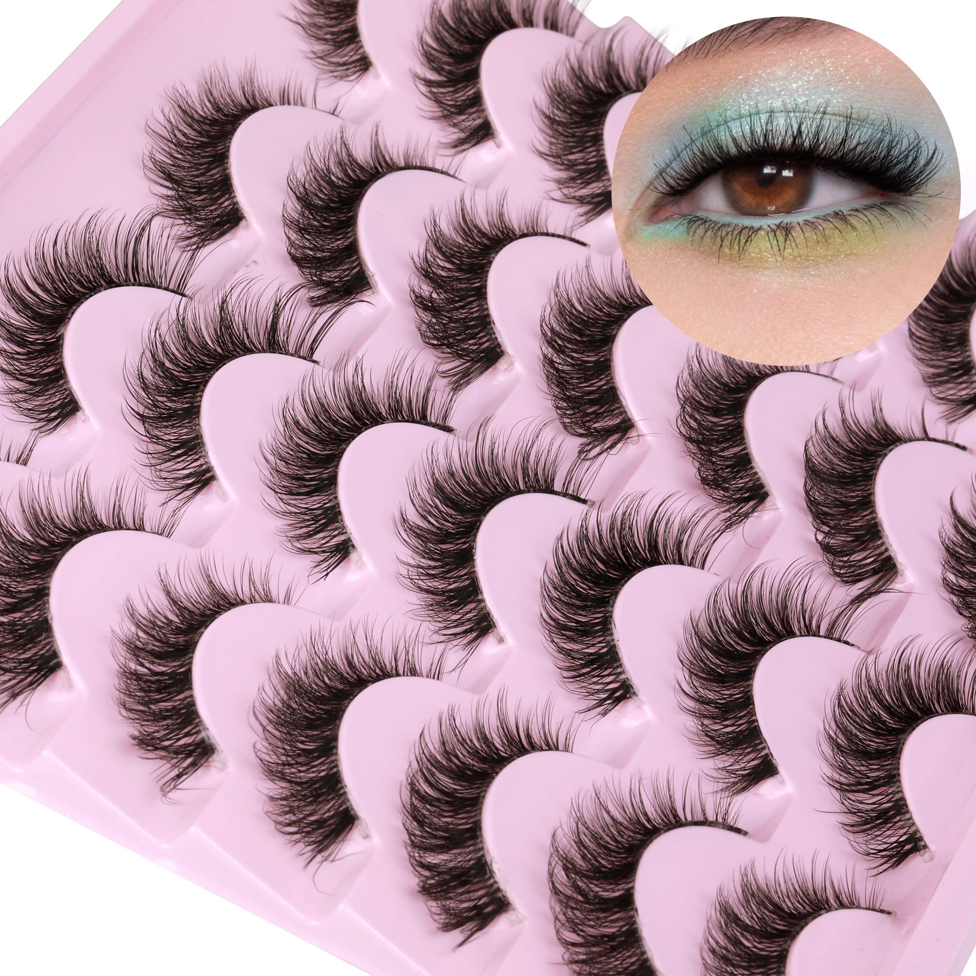 Newcally Lashes Mink – volume 3D pour un regard dense et féminin.