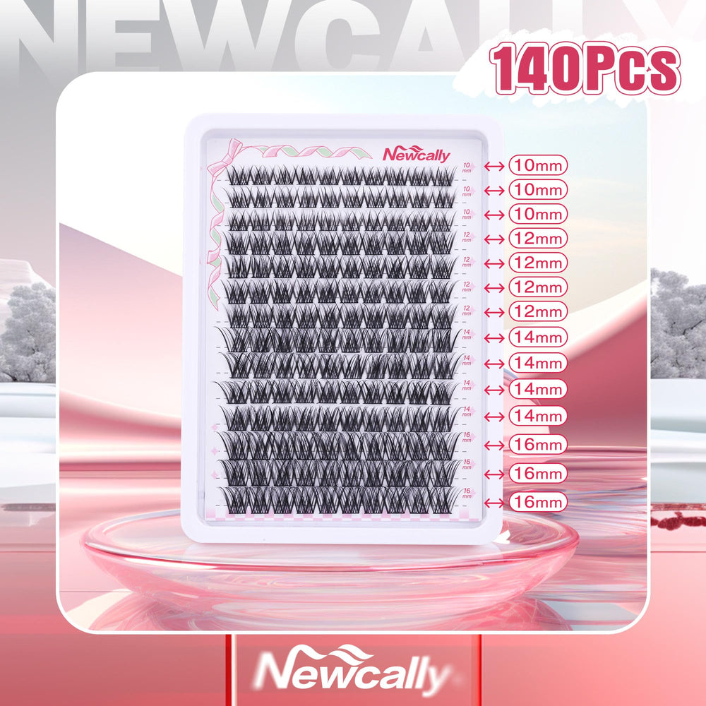 Newcally Wispy Lash Clusters application facile pour pose rapide et look naturel.