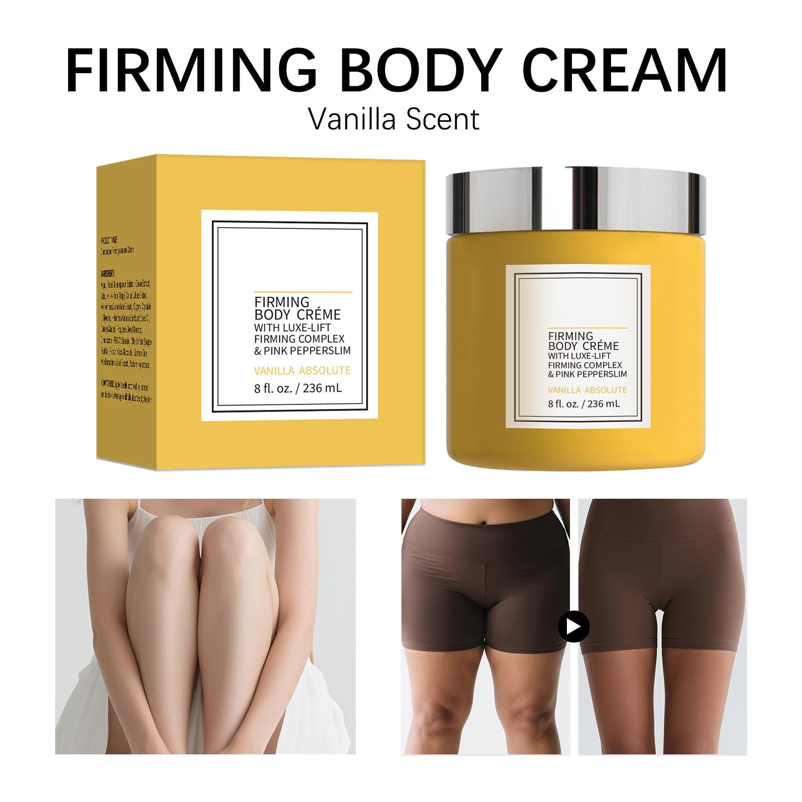 New Champagne Crème – texture onctueuse prête à nourrir les zones sèches.