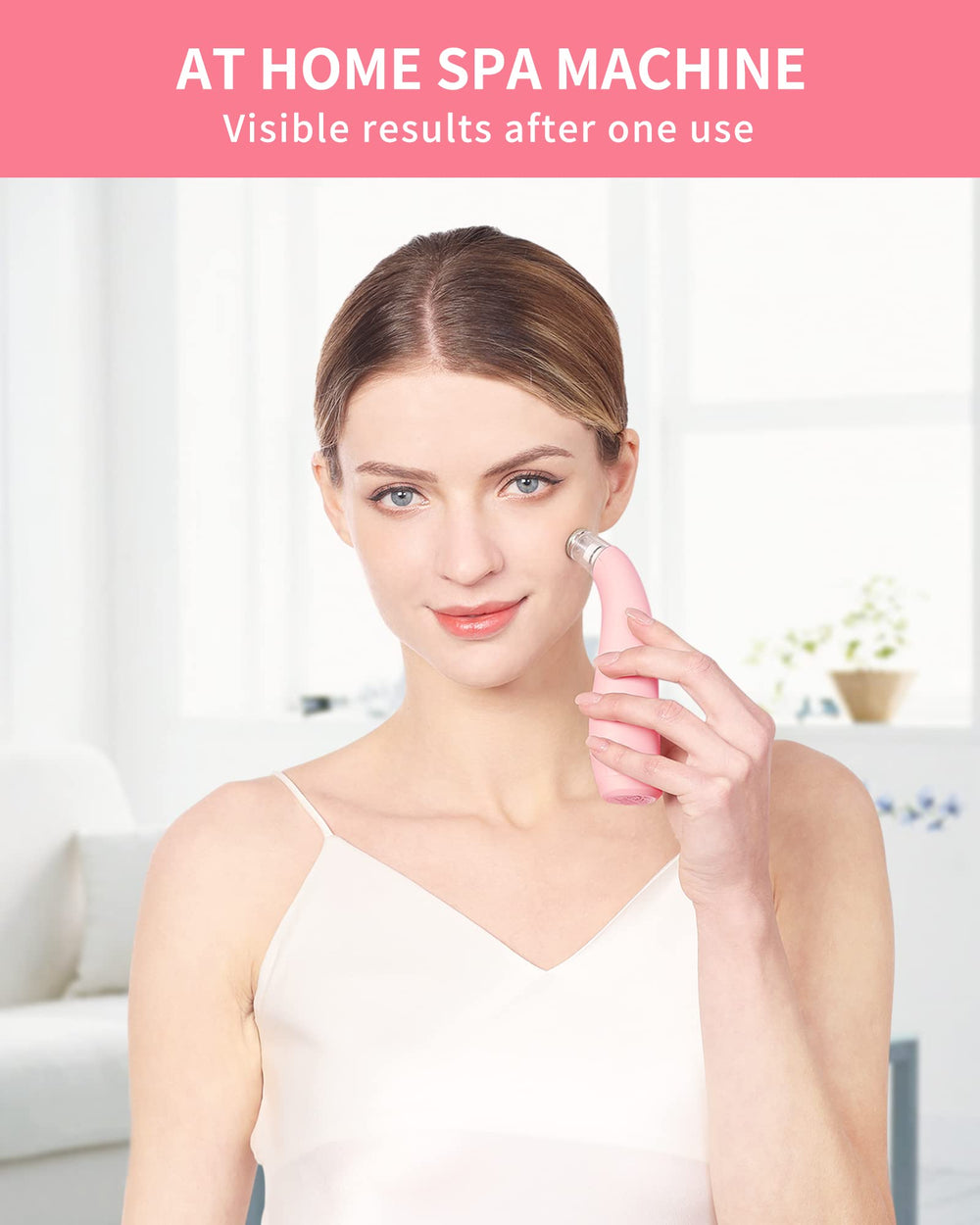 NEWDERMO 2-en-1 : coffret rose portable pour spa à la maison