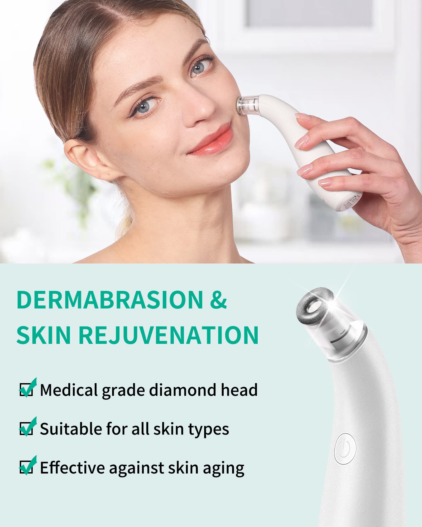 NEWDERMO dispositif suction visage améliore texture et aspect peau