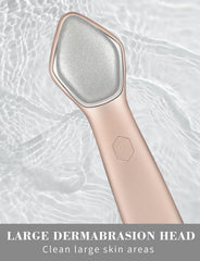 NEWDERMO Microdermabrasion etanche IPX6 nettoyage sous l'eau sans effort.