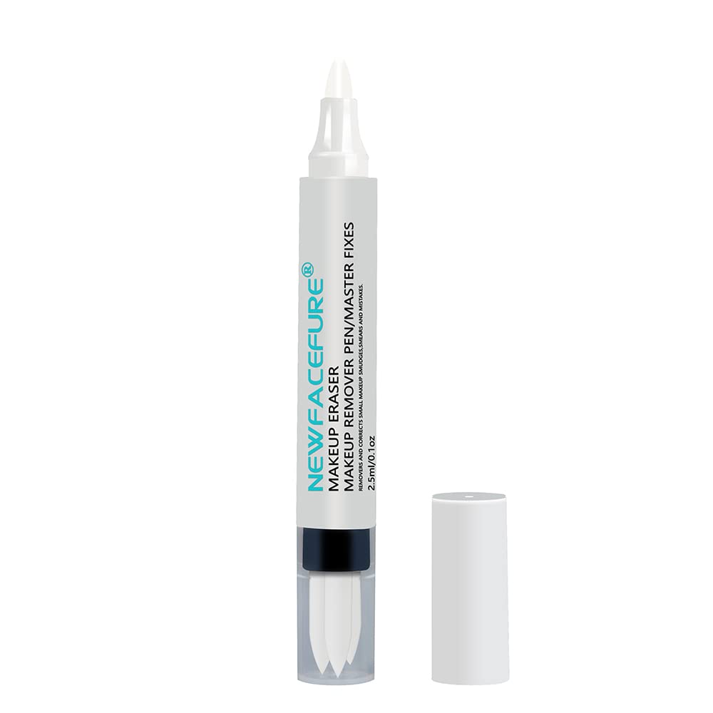 Newfacefure stylo démaquillant-effacement : efface rapidement les petites erreurs pour un maquillage net.