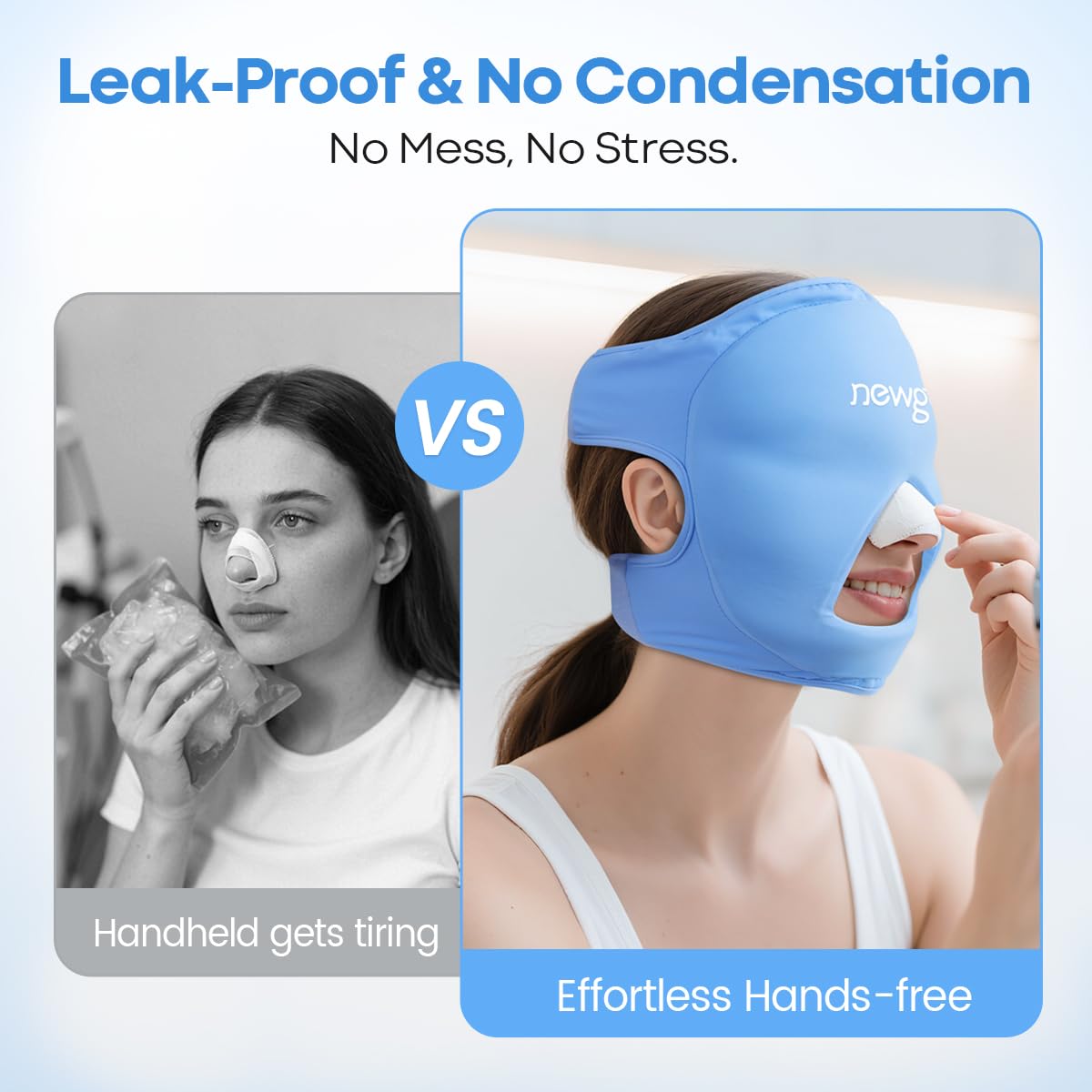NEWGO Masque Glace Froid-Chaud pour confort polyvalent et détente