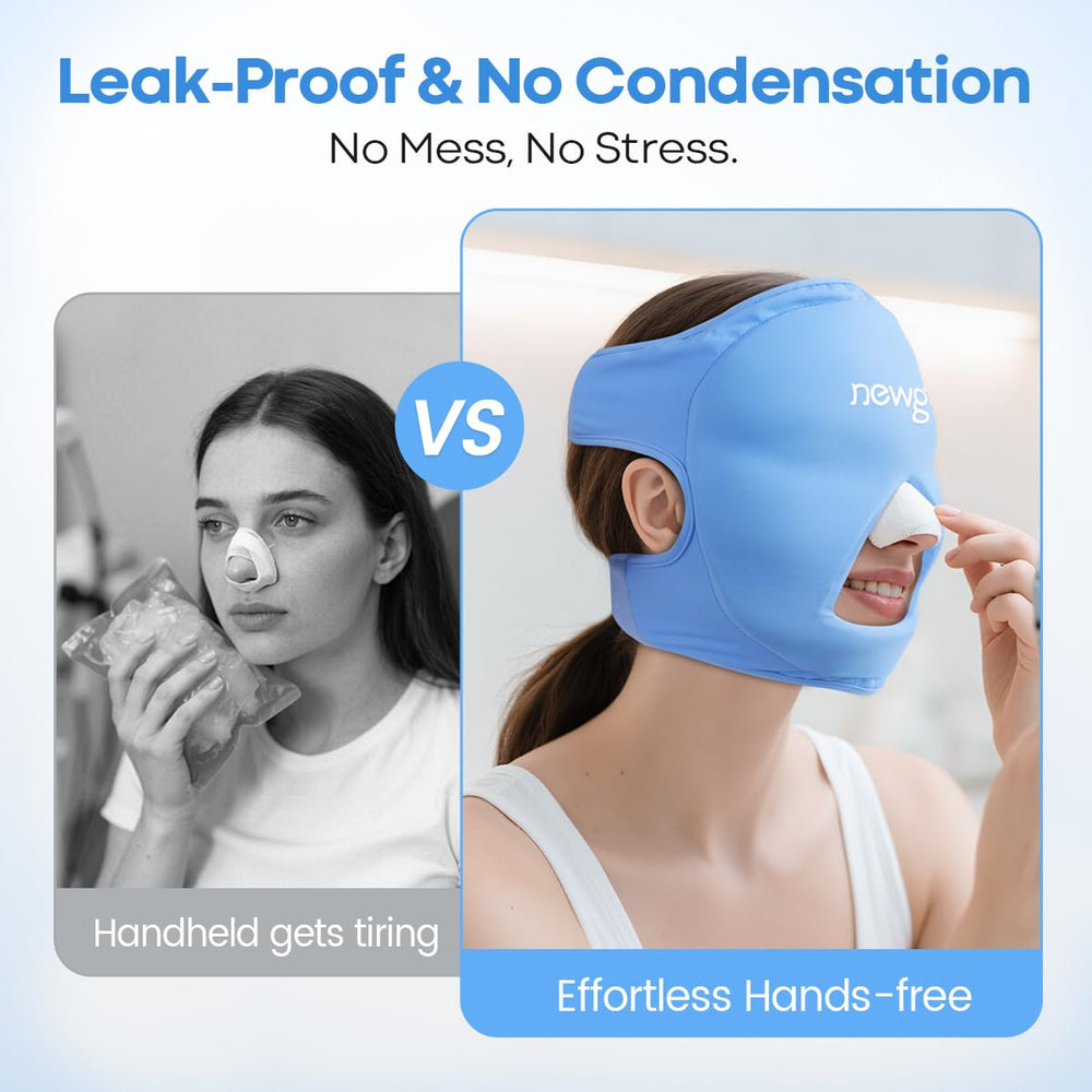 NEWGO Masque Glace Froid-Chaud pour confort polyvalent et détente