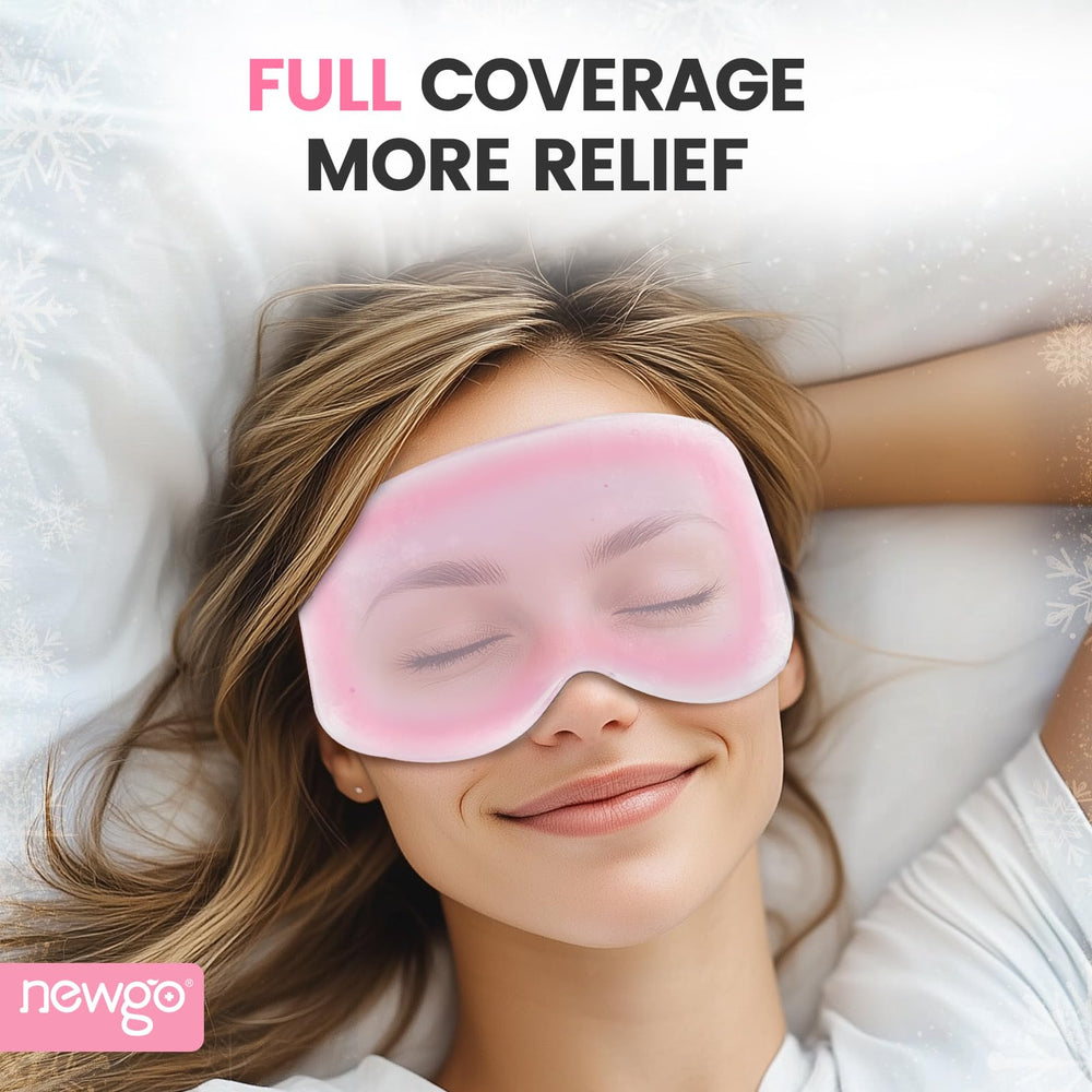 NEWGO masque yeux confort-tissu-doux pour relaxation et détente prolongée