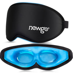 NEWGO masque yeux refroidissant 3D offre confort et soulagement des poches.