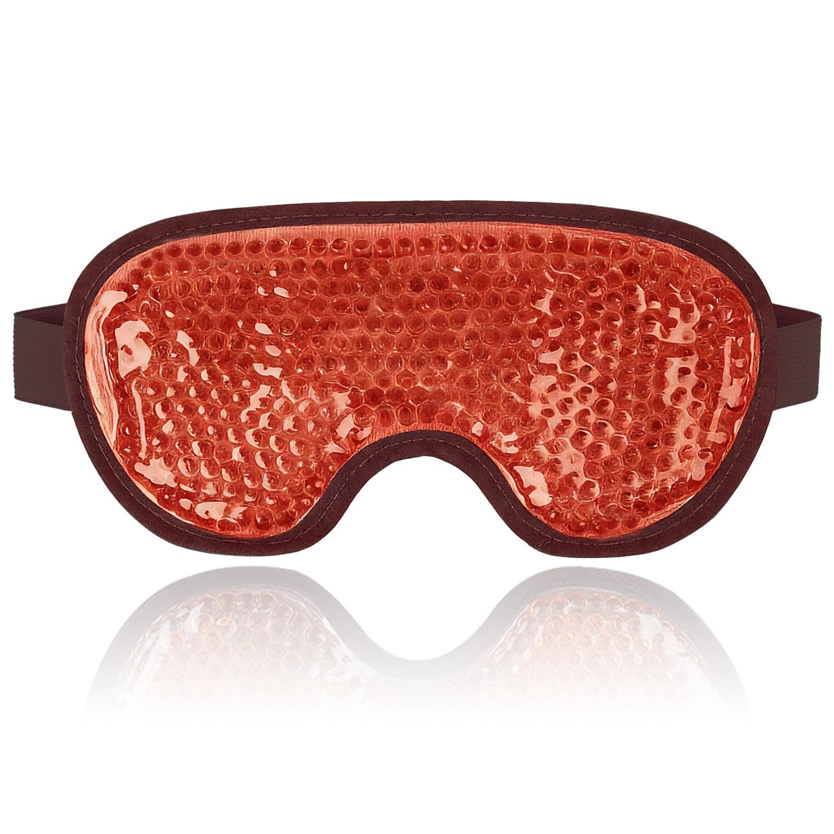 NEWGO Masque Yeux Refroidissant – vue frontale, soulage les yeux fatigués et les poches.