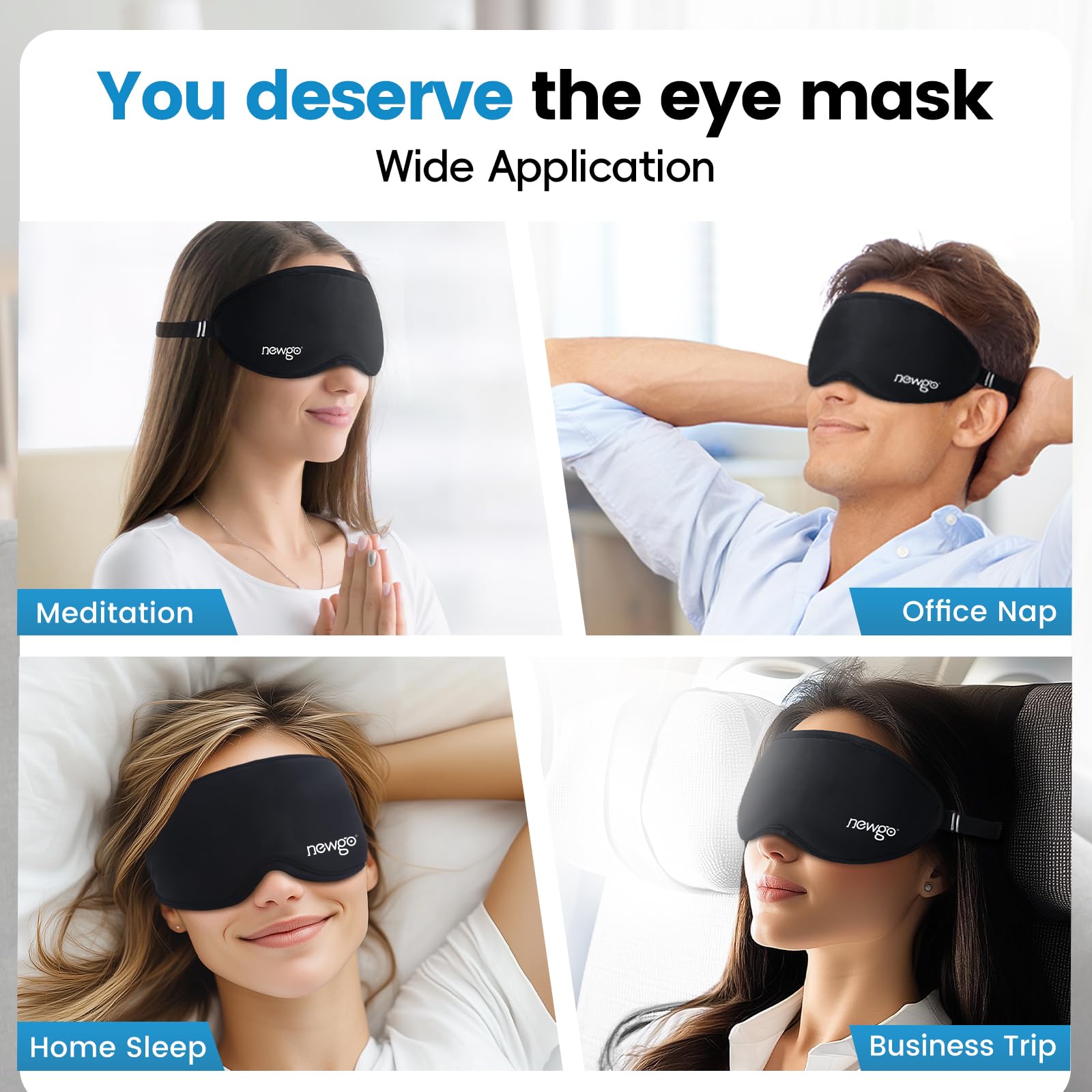 NEWGO masque froid-chaud offre thérapie rapide sans effort.