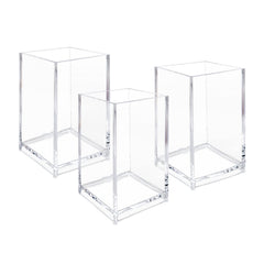 Newkita gobelets acryliques transparents pour cosmétiques, visibilité facile.