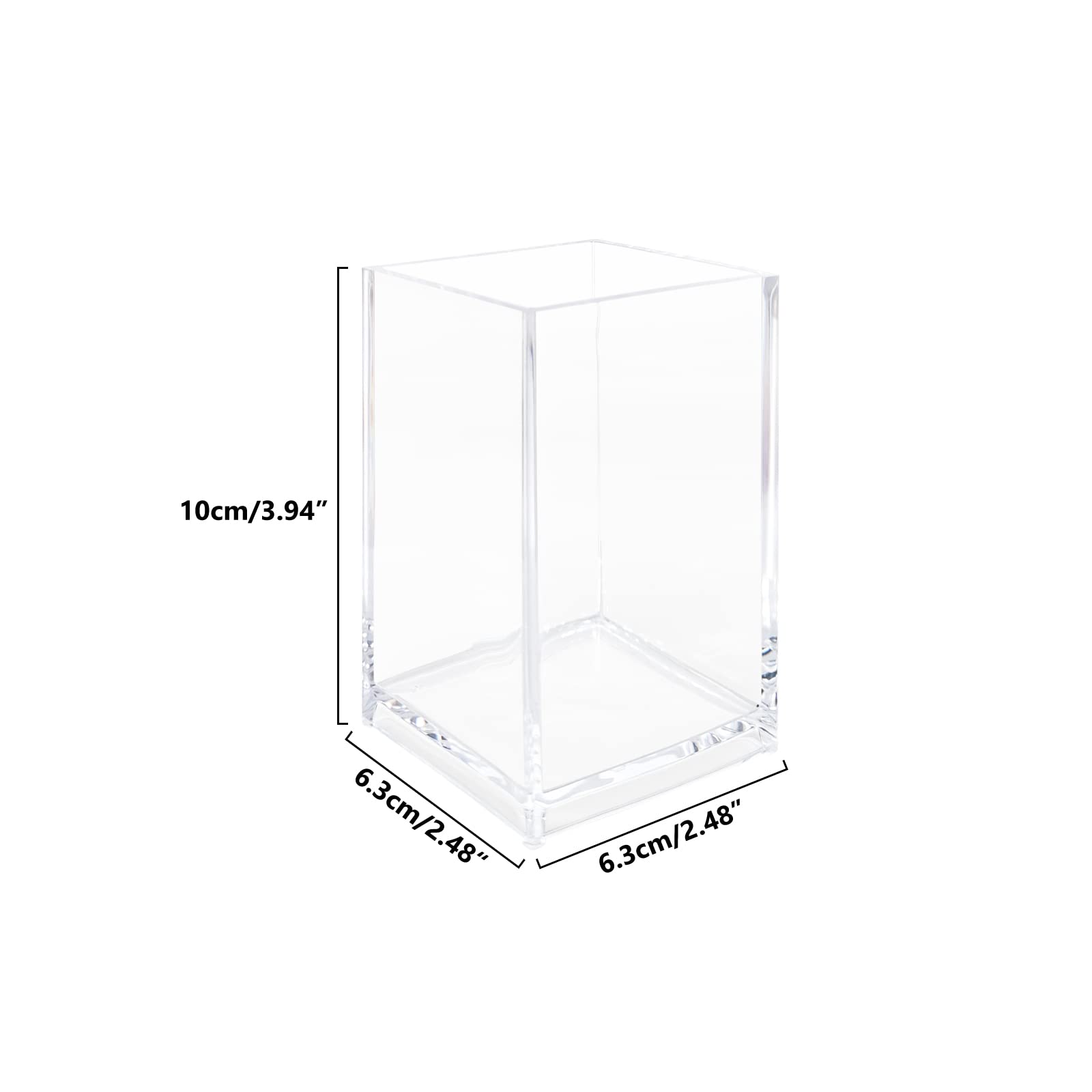 Newkita porte-pinceaux maquillage transparents, accès rapide.