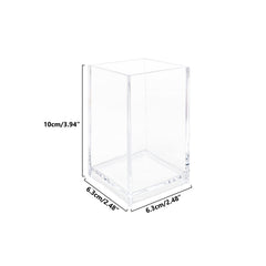 Newkita porte-pinceaux maquillage transparents, accès rapide.