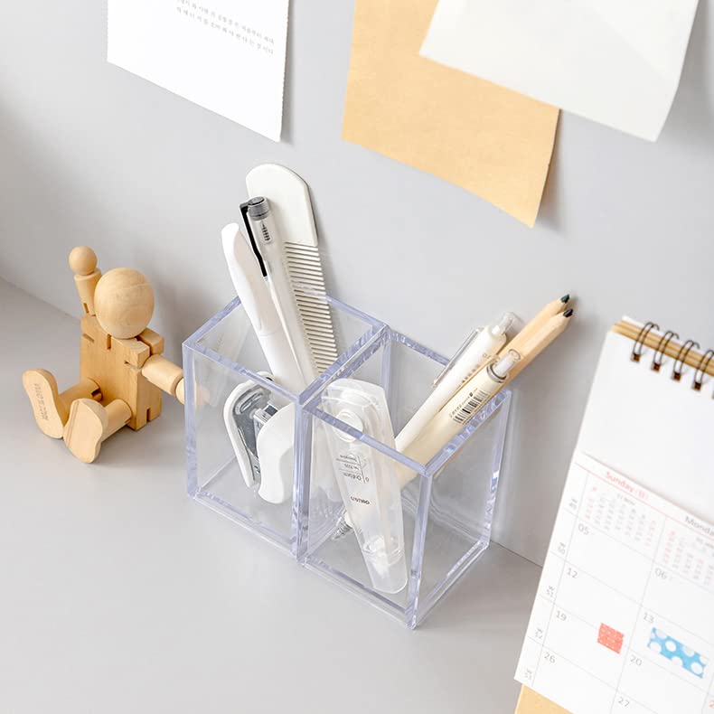 Newkita rangement brosses maquillage en acrylique, organisation claire.
