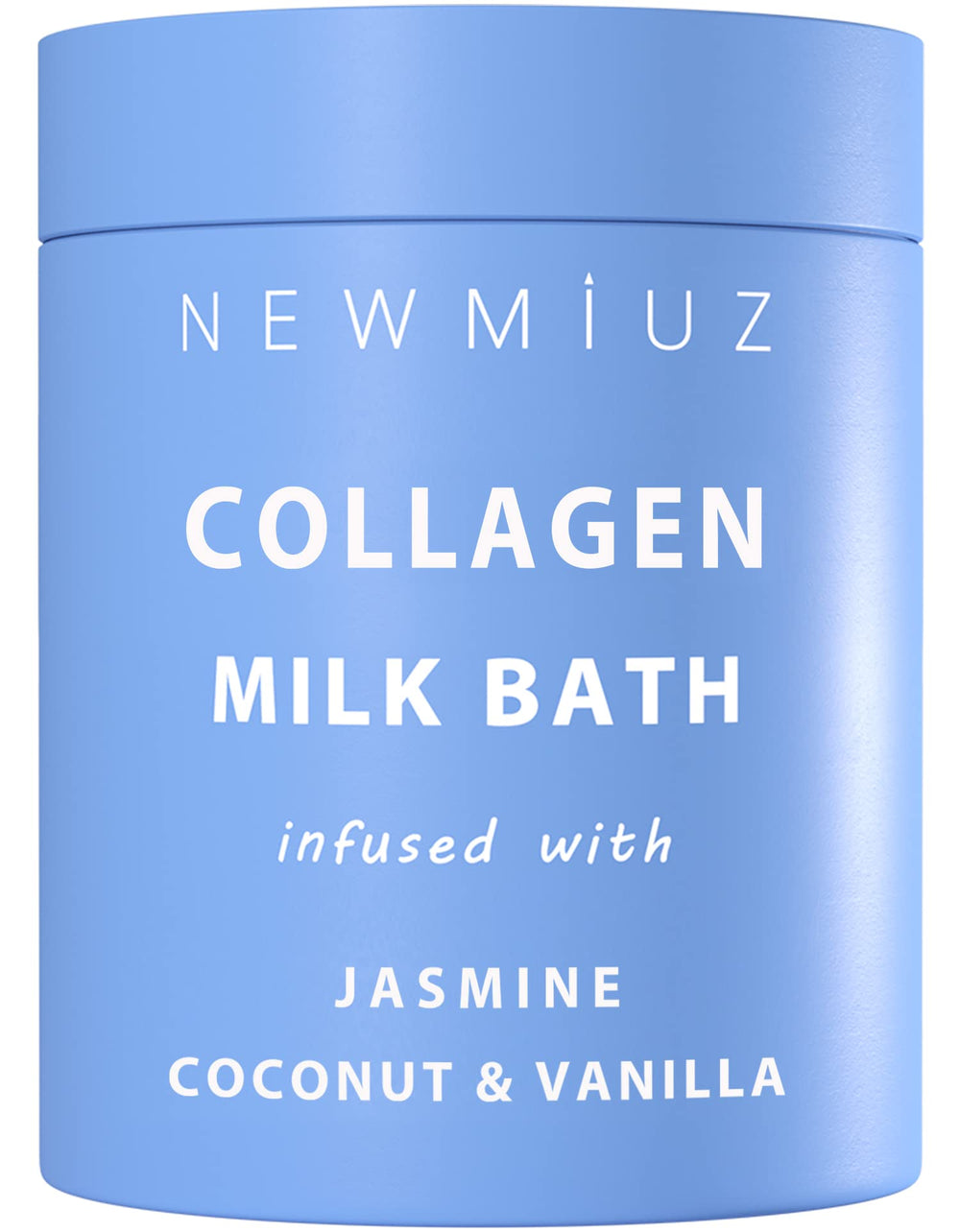 New Miuz bain lait coco collagène: hydrate intensément et laisse la peau douce