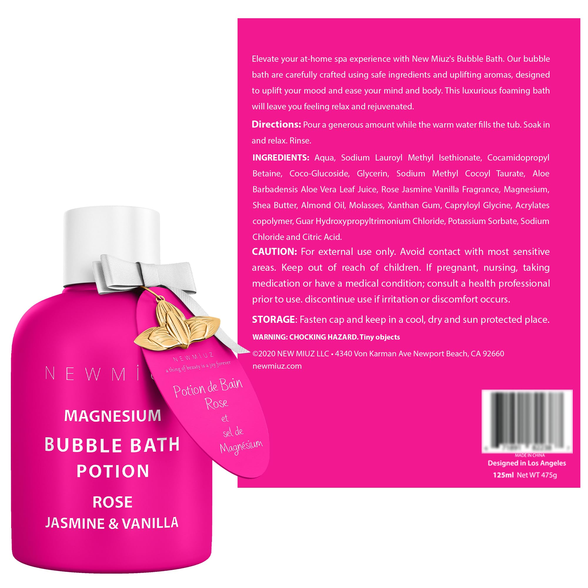 New Miuz Cadeau bain spa, idée cadeau élégante pour femmes.