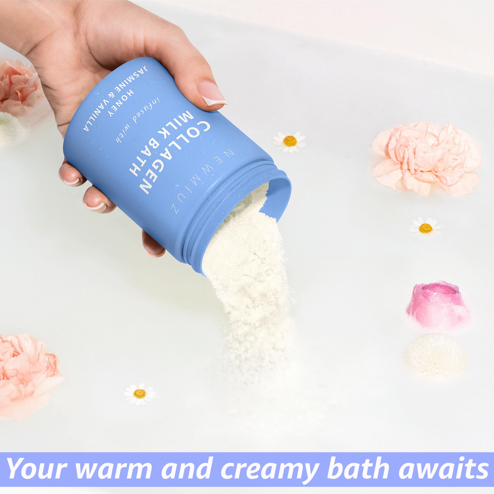 Texture crème bain lait New Miuz: sensation soyeuse et confort durable