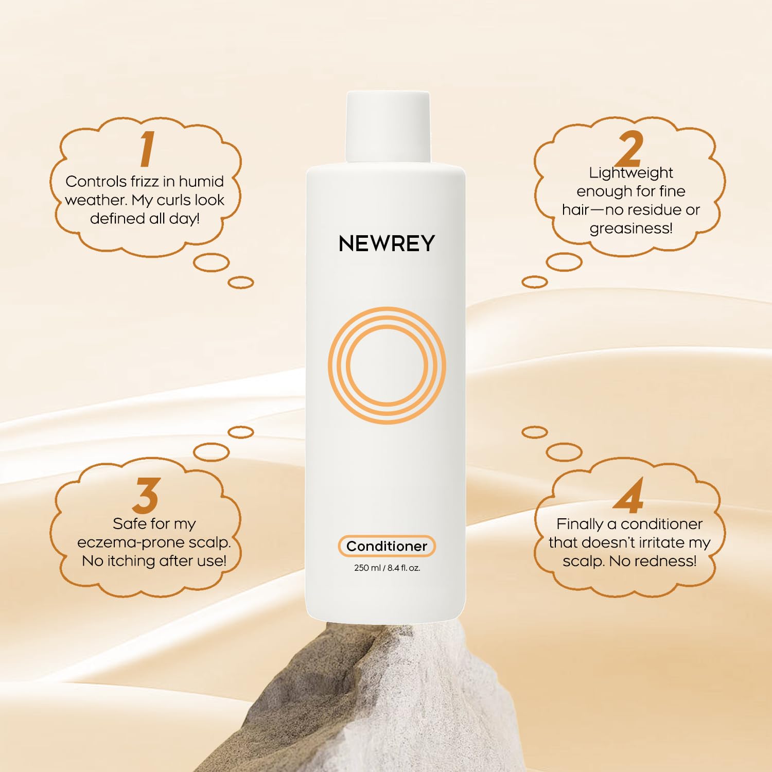 NEWREY Adapté à tous types – pH équilibré pour cuir chevelu sensible.