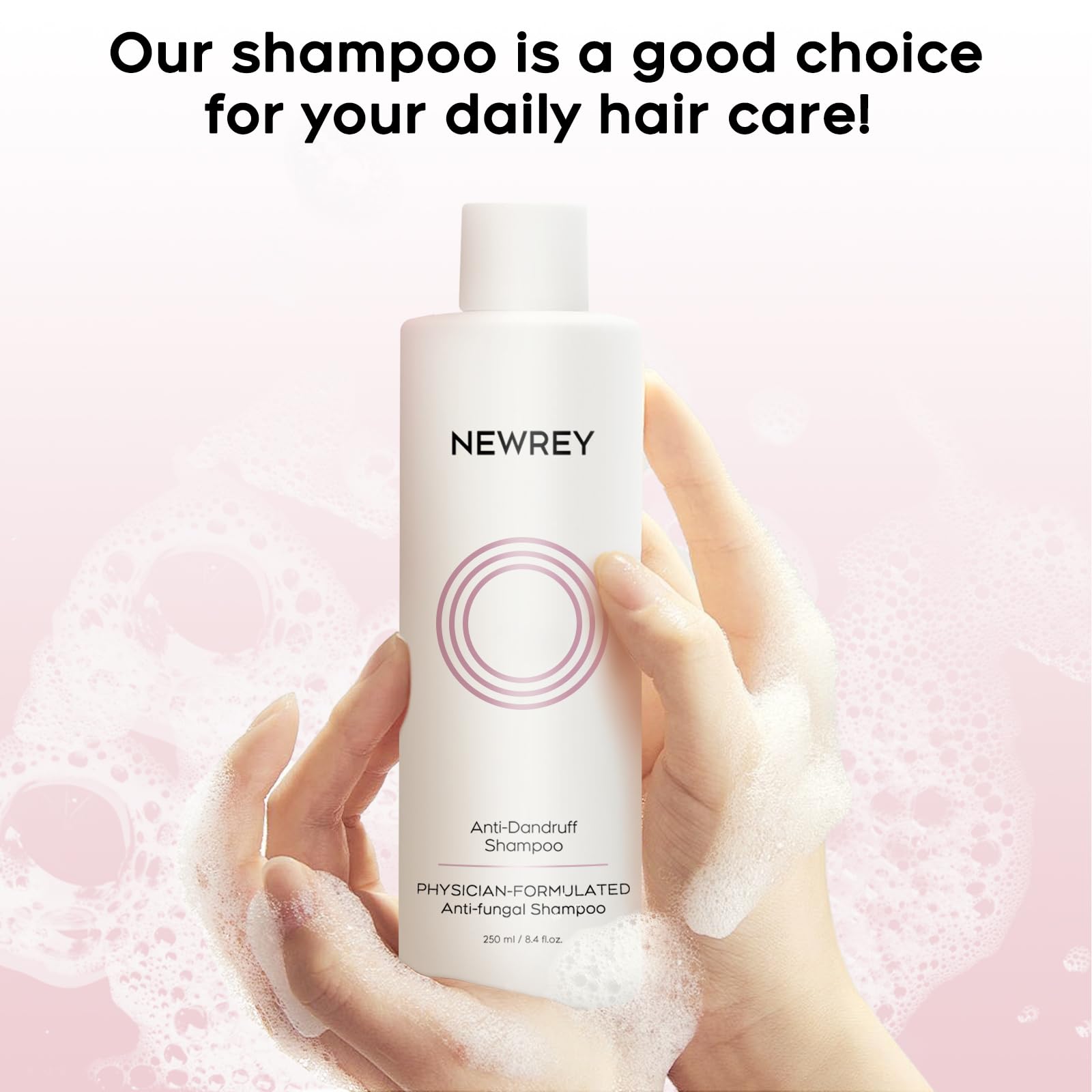 Astuce NEWREY: associer avec l'après-shampoing pour des résultats améliorés.