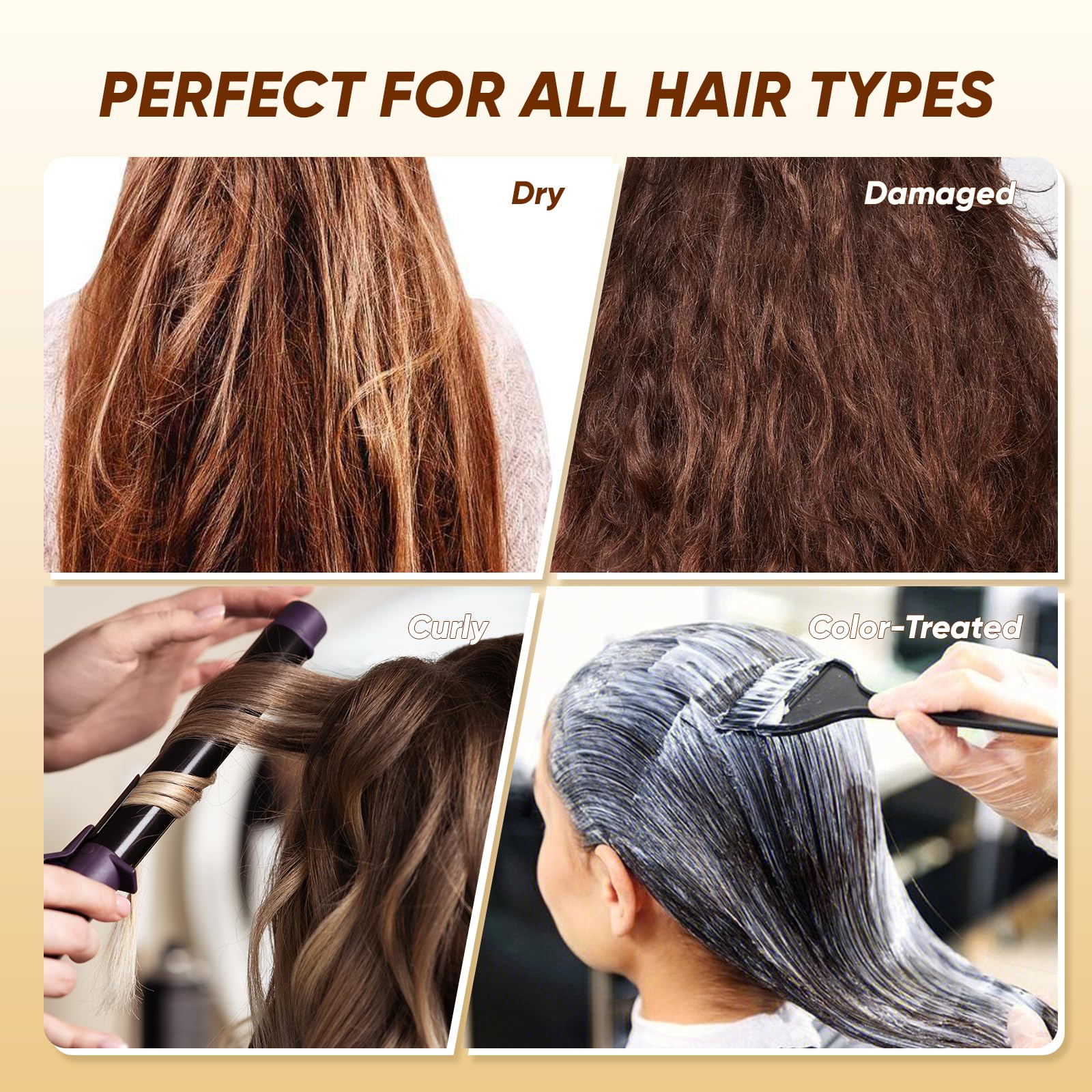 Usage quotidien sûr pour cheveux colorés ou traités chimiquement.