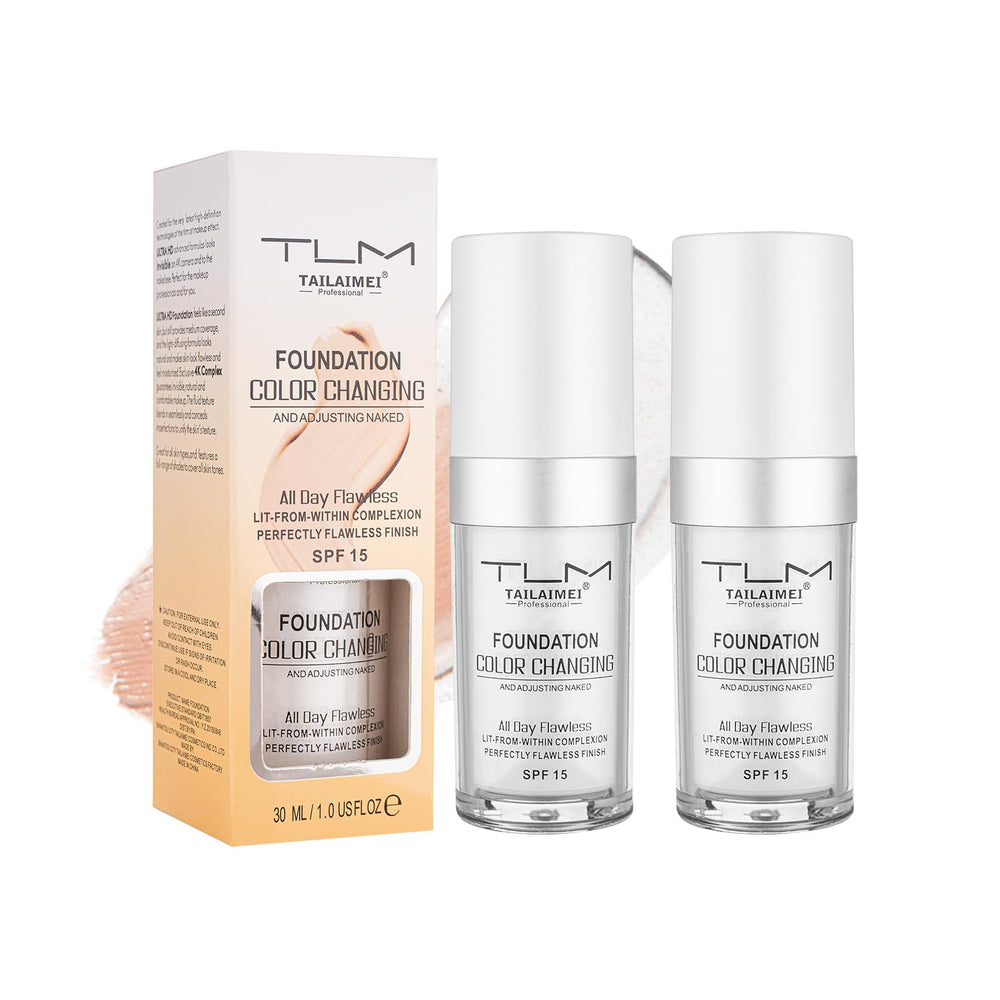 Newvenper fond de teint changeant - emballage élégant et pratique pour la routine beauté.