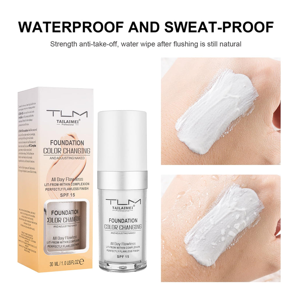 Newvenper fond de teint changeant - SPF15 pour protéger légèrement la peau au quotidien.