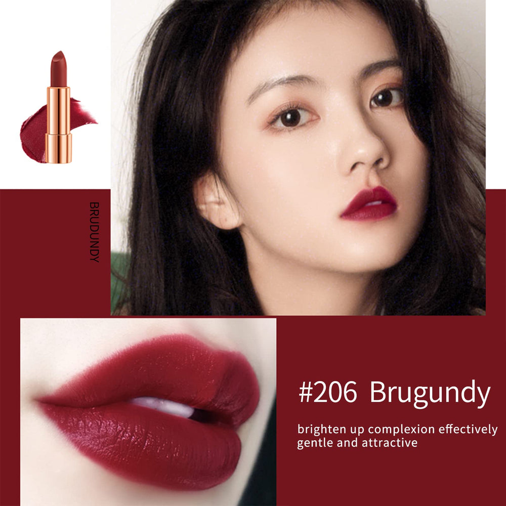 Newvenper rouge à lèvres matte: texture veloutée et tenue longue durée.
