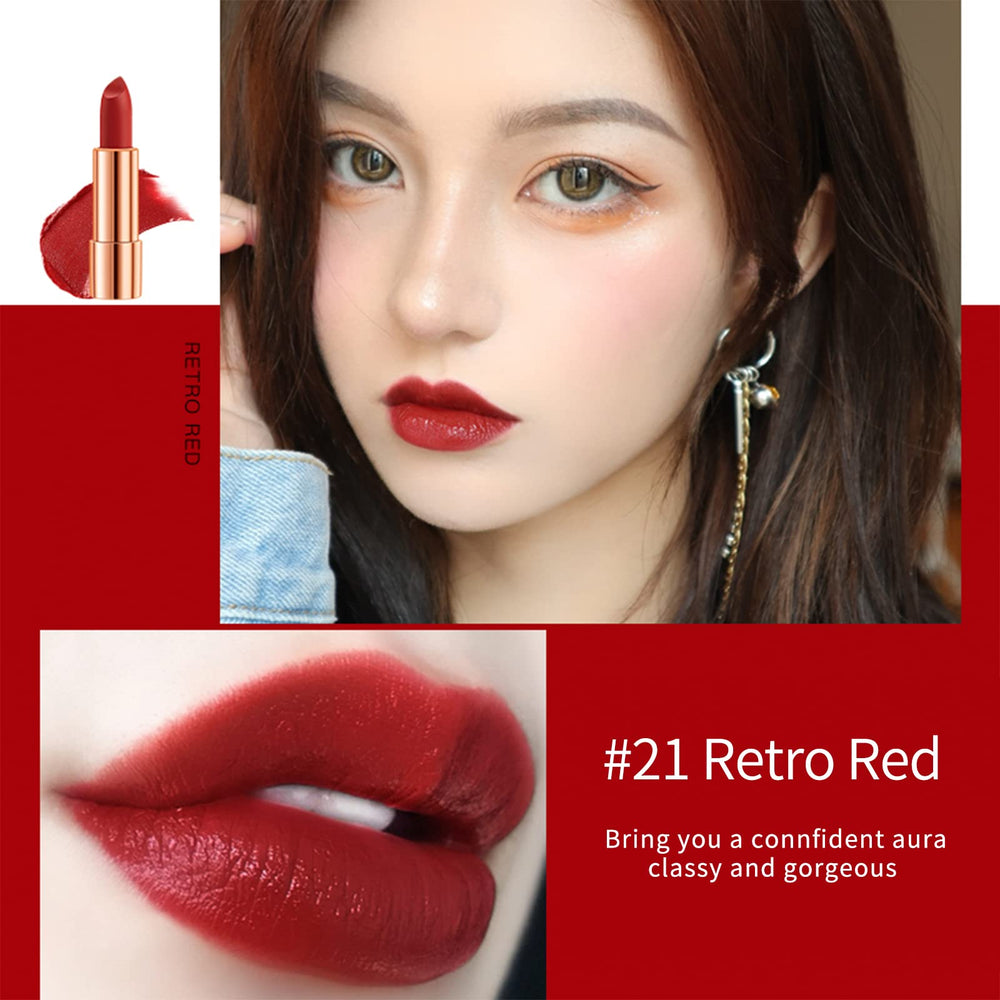 Newvenper rouge rétro #21, idéal pour sublimer les contours des lèvres.