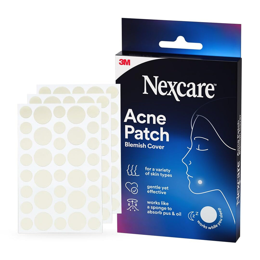Pansement Nexcare anti-acné absorbant capte pus et huile.