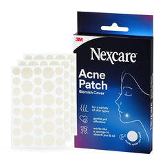 Pansement Nexcare anti-acné absorbant capte pus et huile.