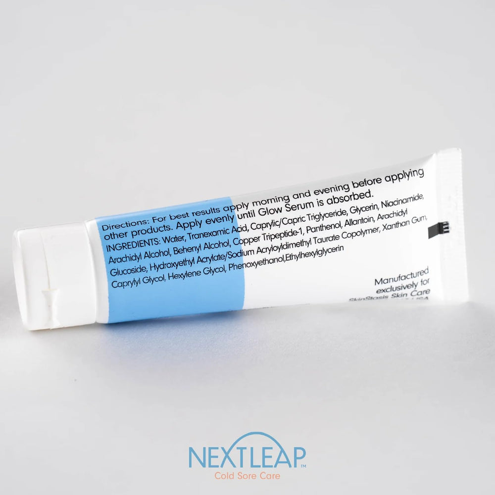 Étiquette et emballage Next Leap, design épuré et moderne