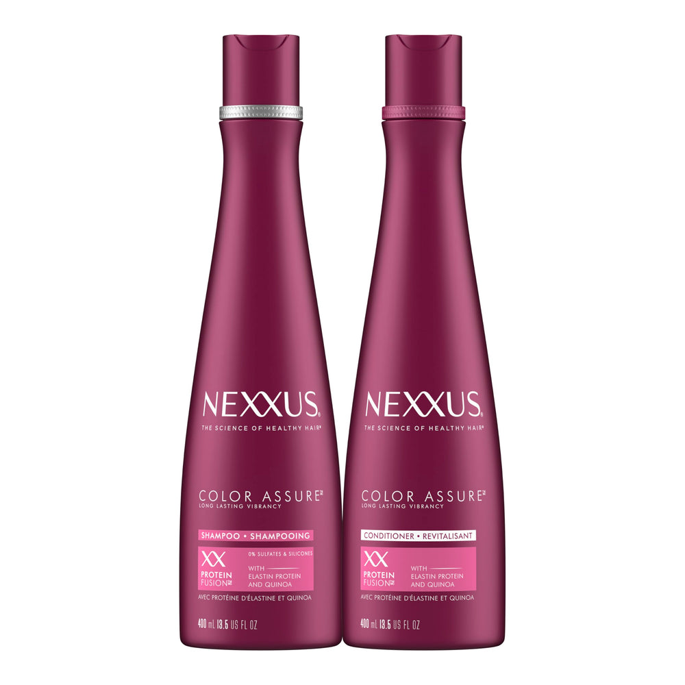 Nexxus Color Assure Shampoing Bouteille: révèle la couleur vibrante dès le premier lavage