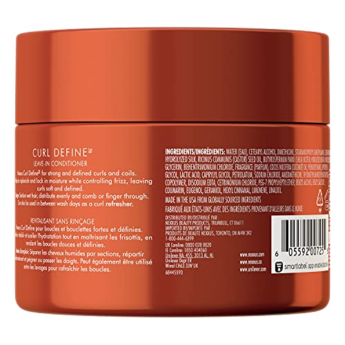 Nexxus Curl Define: texture crème légère hydratante pour boucles définies.