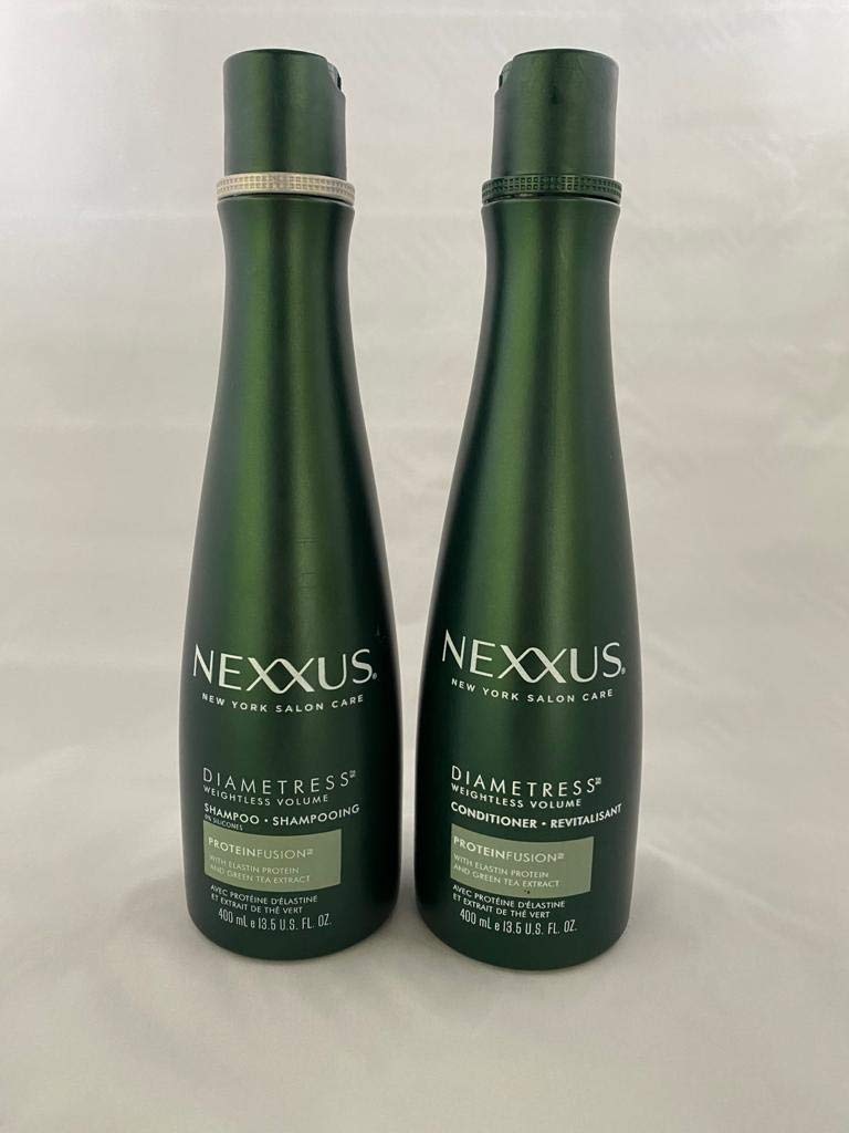 Nexxus Diametress shampoo-volume: cheveux fins gagnent volume et densité.