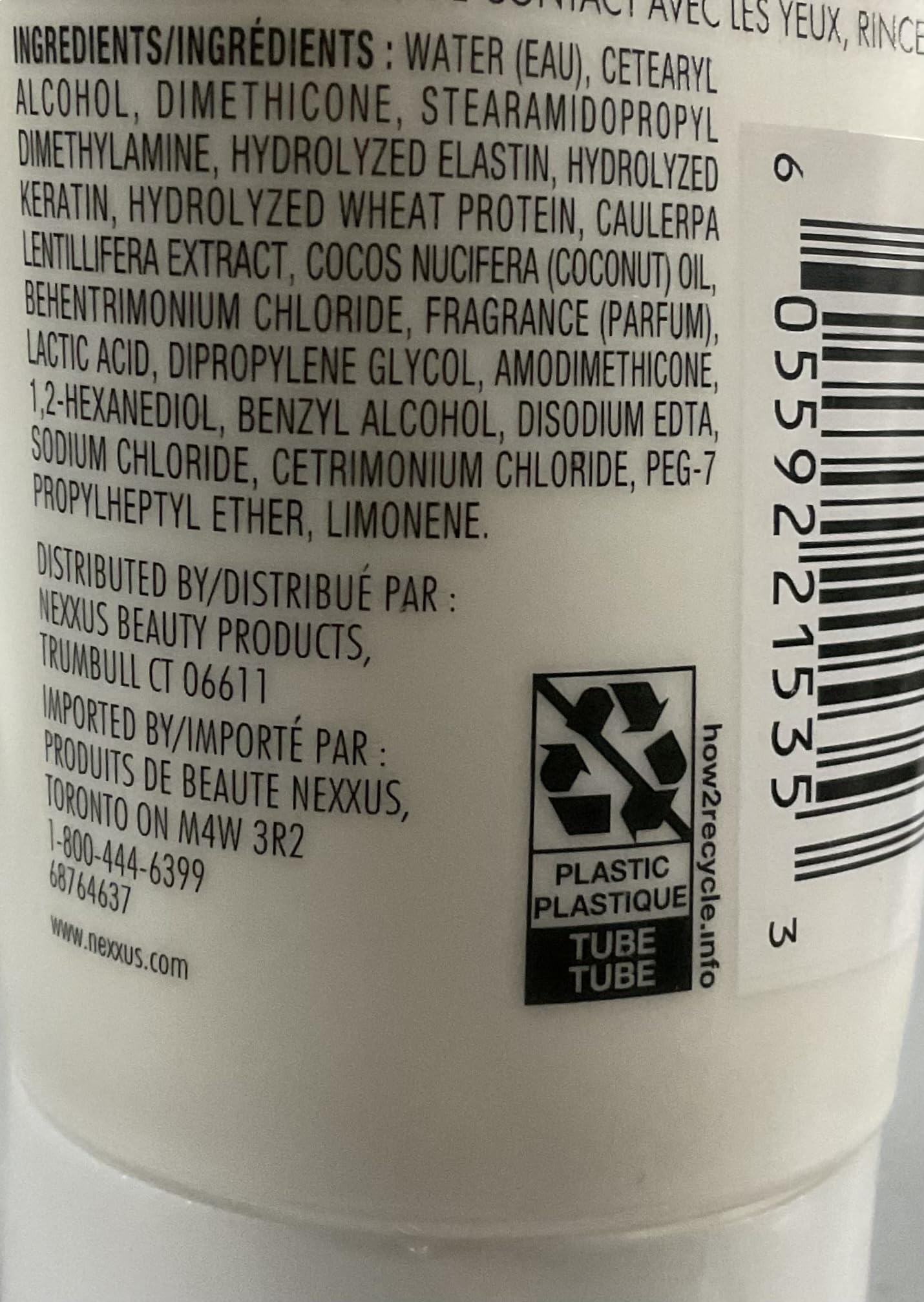 Nexxus Humectress, texture crèmeuse qui nourrit les longueurs.