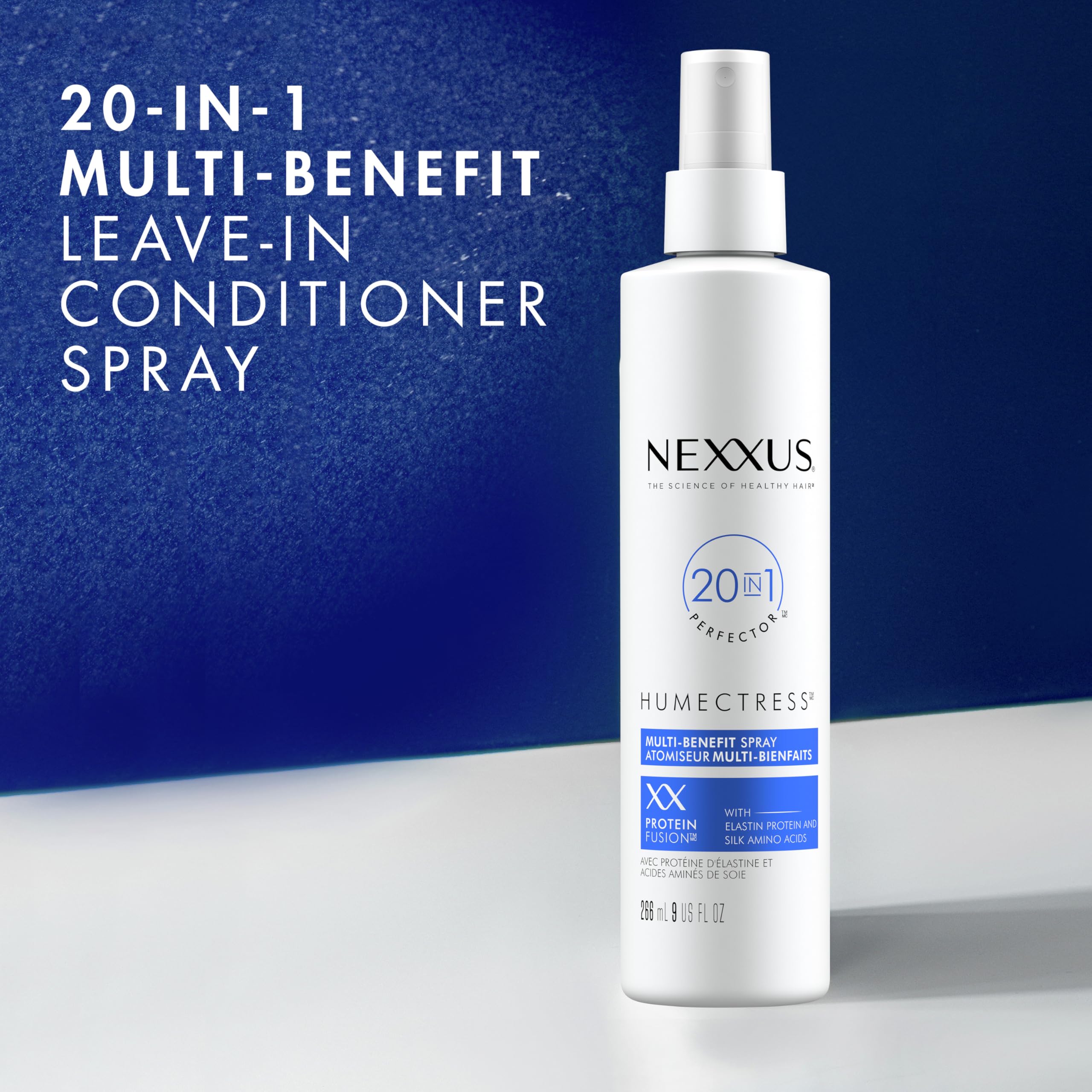 Nexxus Humectress: cheveux plus doux après utilisation.