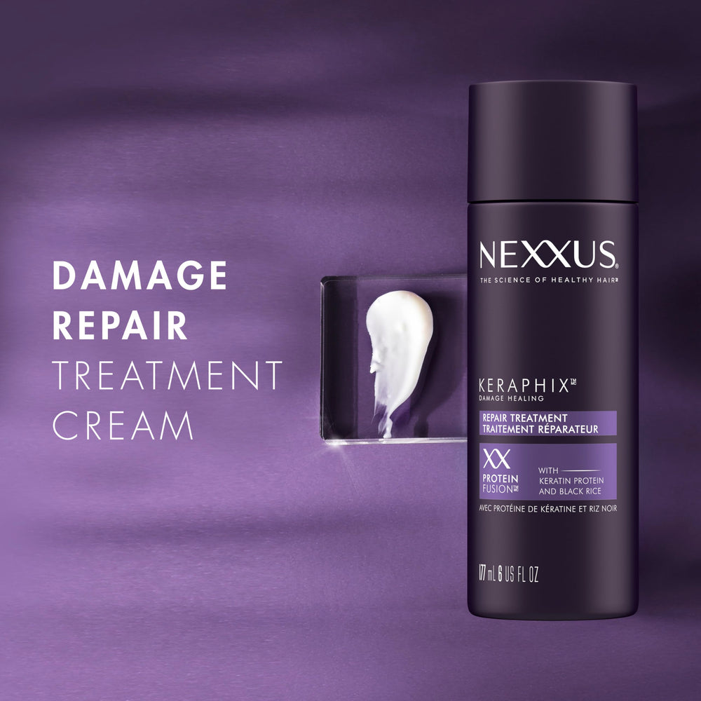 Flacon Nexxus Keraphix 6oz, pré-lavage pratique et efficace.