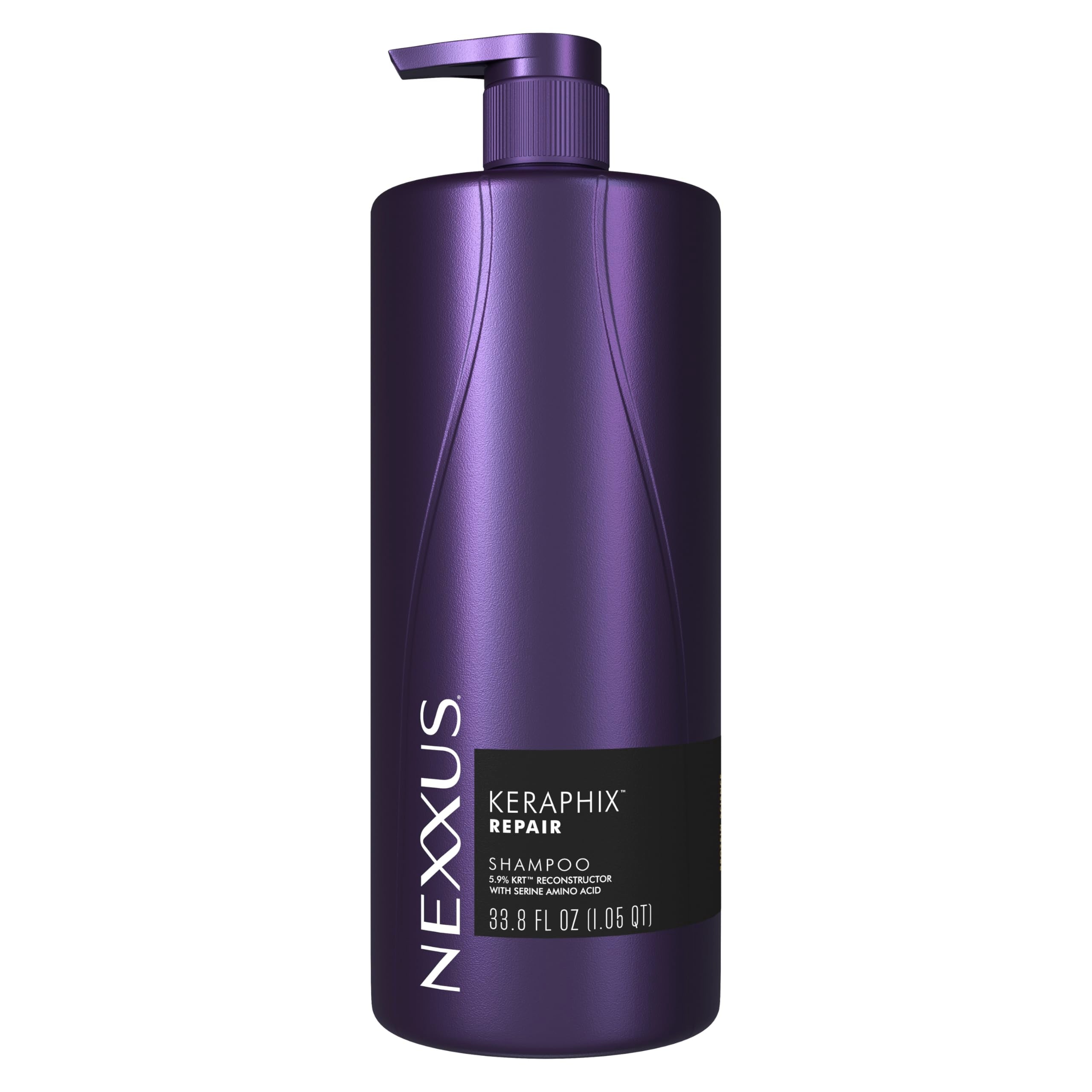 Nexxus Keraphix Shampoing – bouteille visible, soin réparateur des dommages capillaires