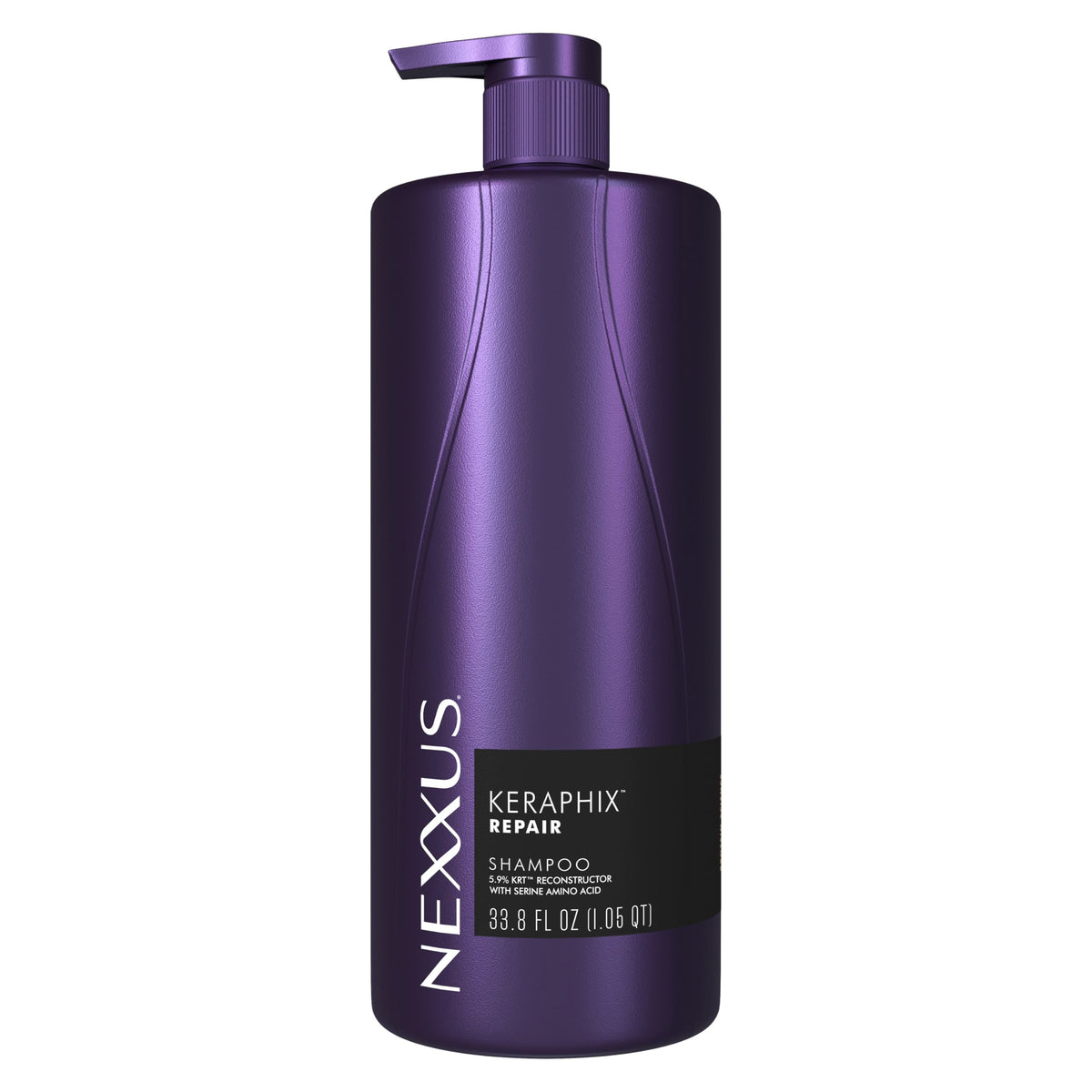 Nexxus Keraphix Shampoing – bouteille visible, soin réparateur des dommages capillaires