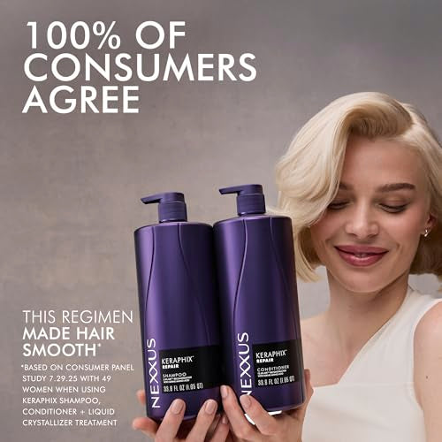 Nexxus Keraphix Shampoing – hydratation profonde qui prévient la sécheresse