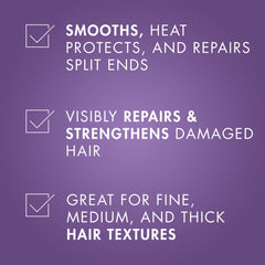 Utilisation sans rinçage avec Keraphix, soin profond sur cheveux humides.