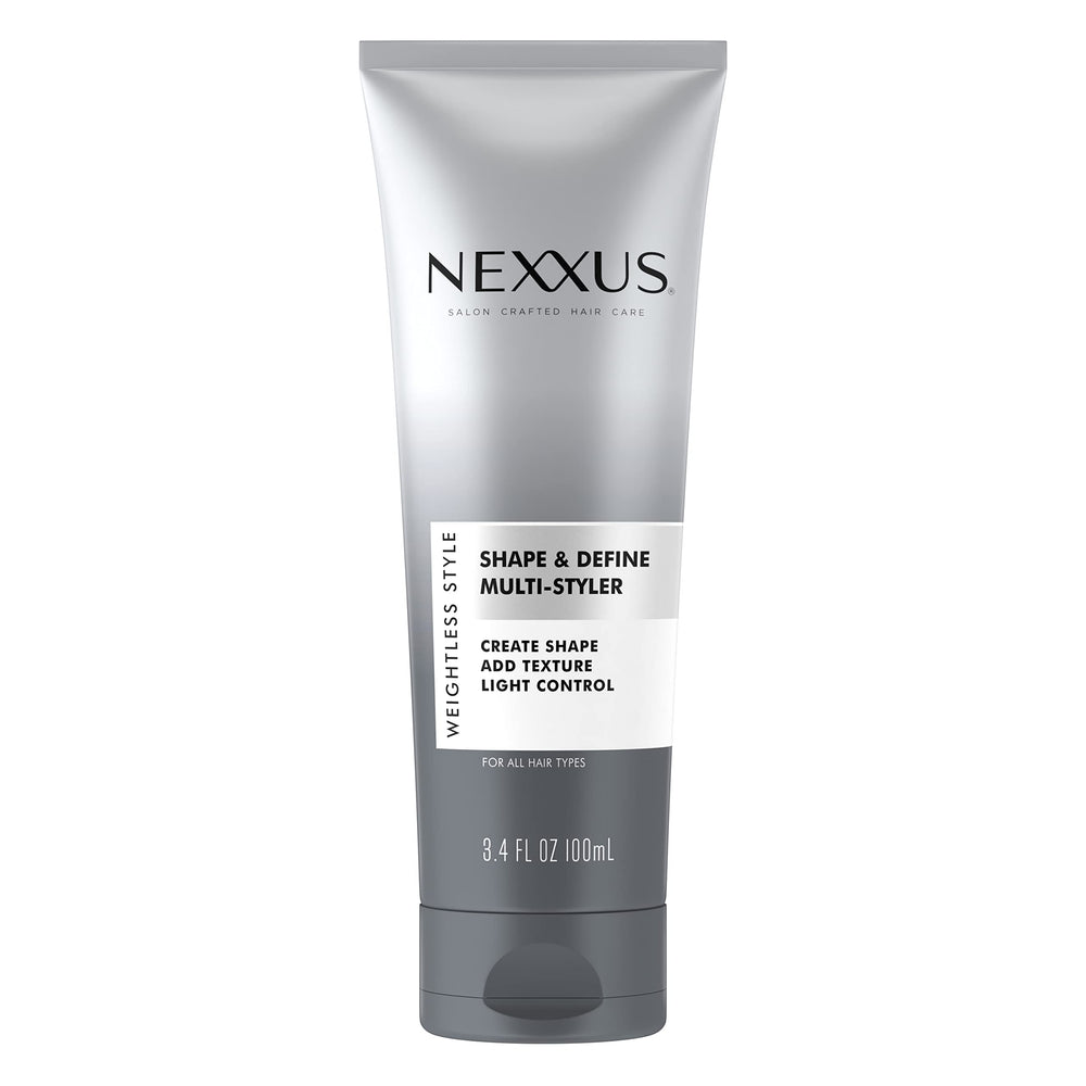 Nexxus Shape and Define Multi-Styler, flacon – tenue légère et définition naturelle.