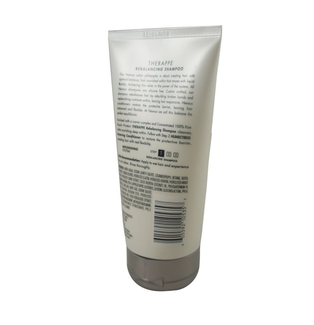 NEXXUS THERAPPE: texture crèmeuse dans le flacon, nourrissante et légère.