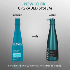 Nexxus Ultralight Smooth – étude d’application sur cheveux après l’utilisation.