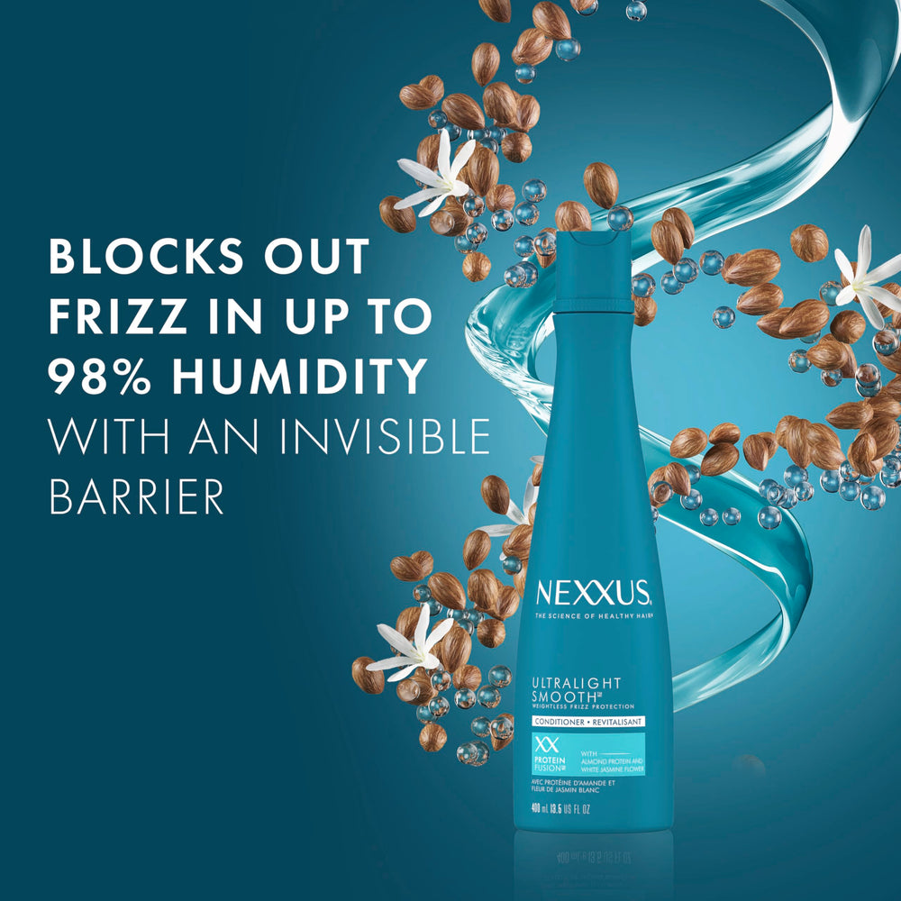 Nexxus Ultralight Smooth – barrière invisible protégeant les mèches de l’humidité.