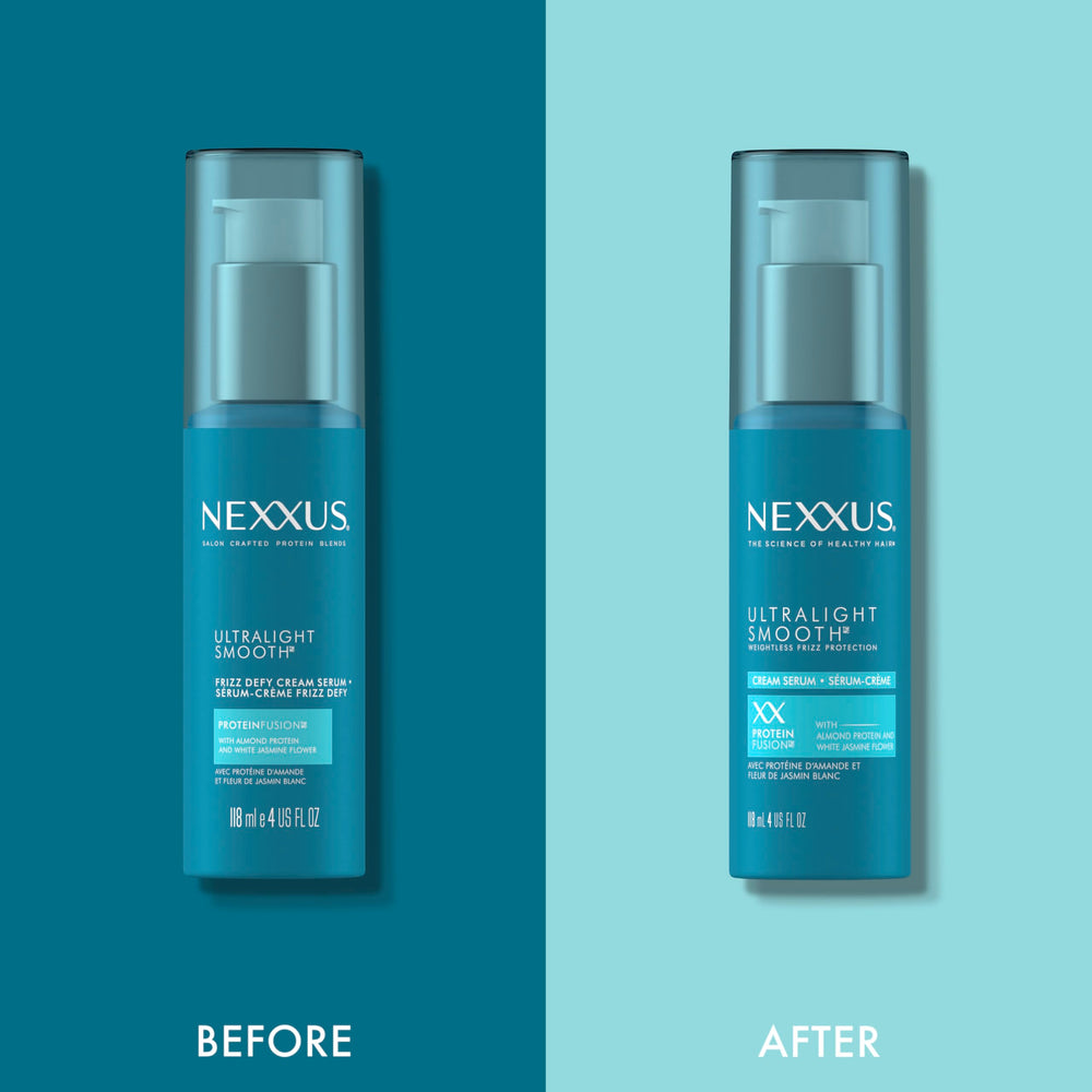 Nexxus Ultralight Smooth Serum – barrière invisible autour de chaque mèche.